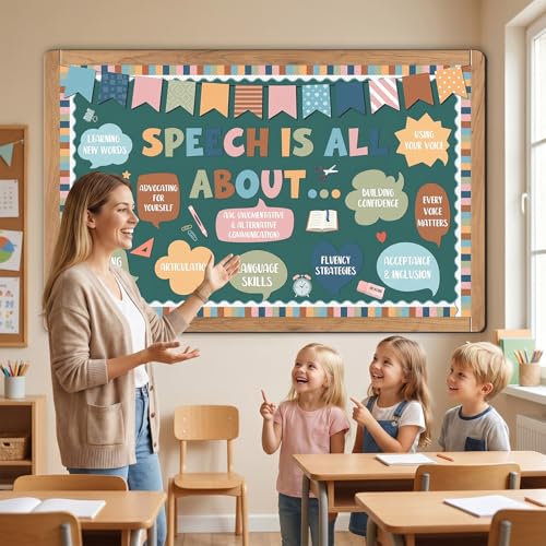 Aposwow Speech Therapy Classroom Decor Speech Bulletin Board Decorations by Aposwow - Used condition - Image 4
