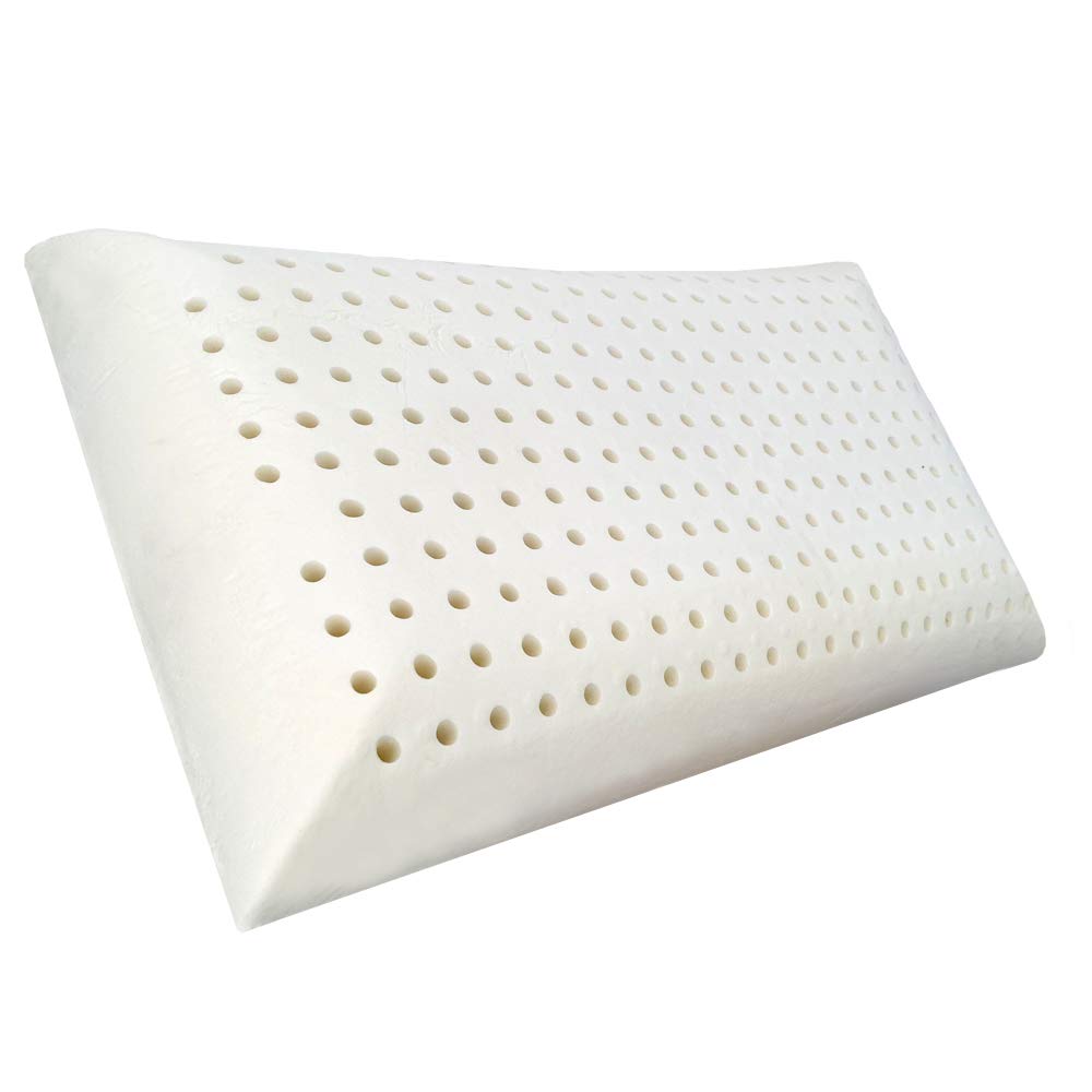 Coppia cuscini in Memory forati traspiranti ortopedici per cervicale con federe in cotone 100%