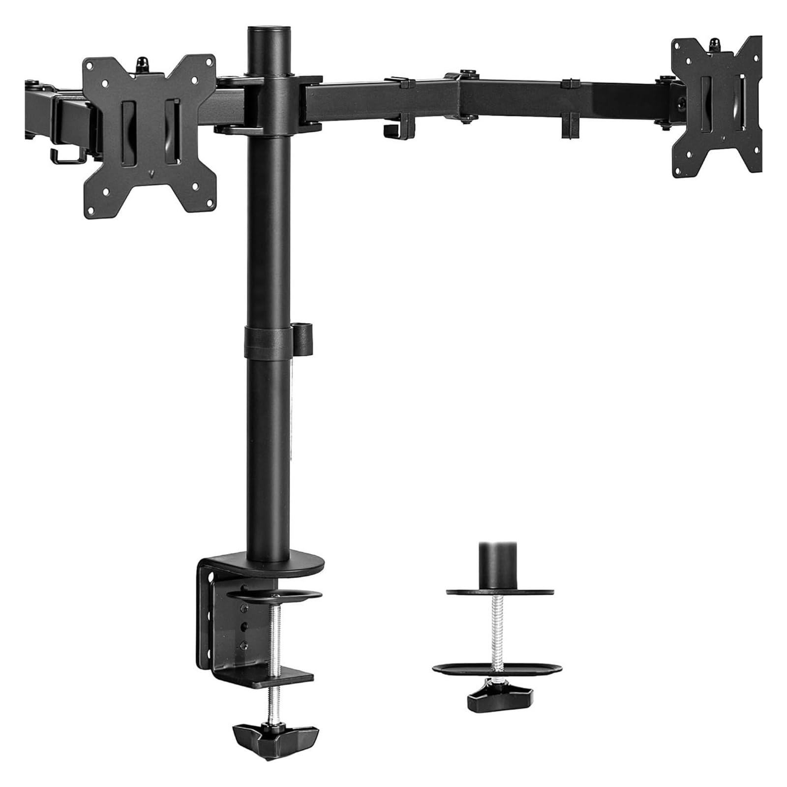 TKJfdTY Dual-Screen Monitor Desktop Computer Stand Arm Clamp Perforated Dual Installation Method Lifting And Universal Rotation