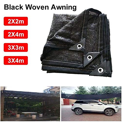 Walled King Camp Travel Shelter Awning Sun Shade Screen Moisture Proof Pe Black Camping Cloth Waterproof Camping Canopy Tent Outdoors Awnings (Color : 3X4M) #TOP5