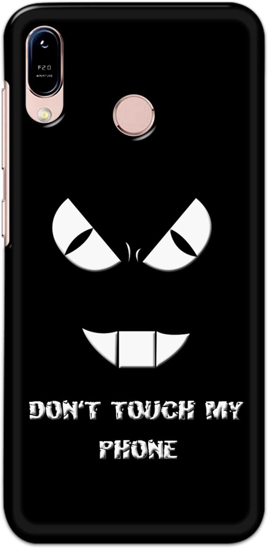 TweakyMod Designer Printed Hard Case | Angry -Don't Touch My Phone Back Cover Compatible with ASUS ZENFONE MAX M1
