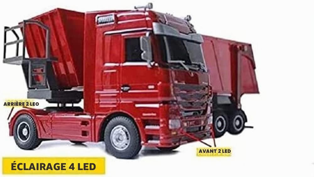 Grande Voiture Télécommandée Pour Enfants Et Adultes, Camion De Cou Tout Terrain Electrique 24 Ghz Buggy A Derive A Gran Amz B