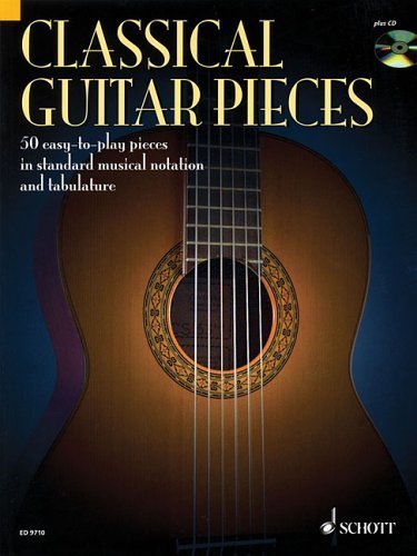 CLASSICAL GUITAR PIECES 50 EASY TO PLAY PIECES BOOK/CD by Schmidt, Stephan (2004) Sheet music