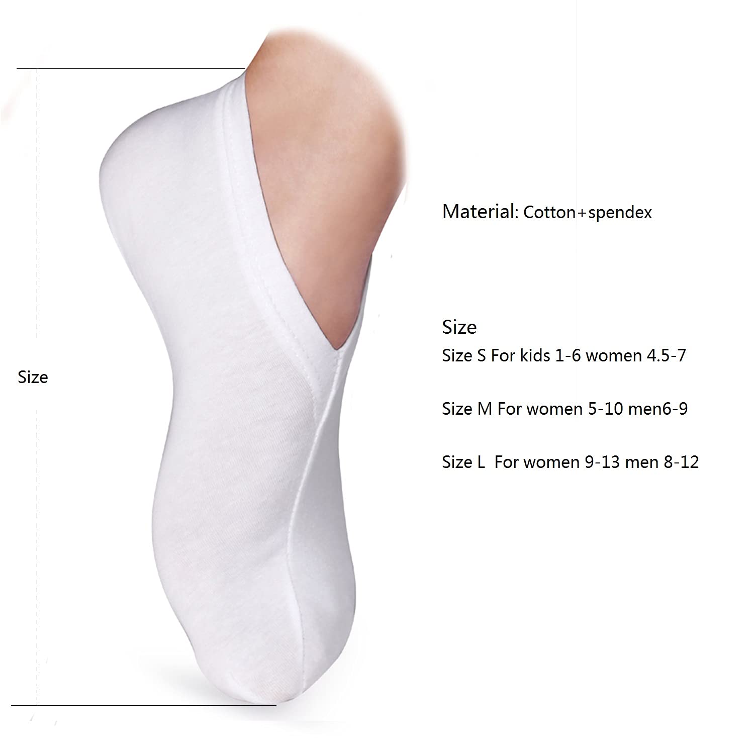 3 Pairs Moisturizing Socks Overnight, Spa Socks for Dry Feet, Moisture Enhancing Socks, Cosmetic Moisturizing Socks for Kids Women and Men (M) : Beauty & Personal Care
