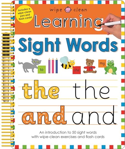 Learning Sight Words (Wipe Clean Spirals)
