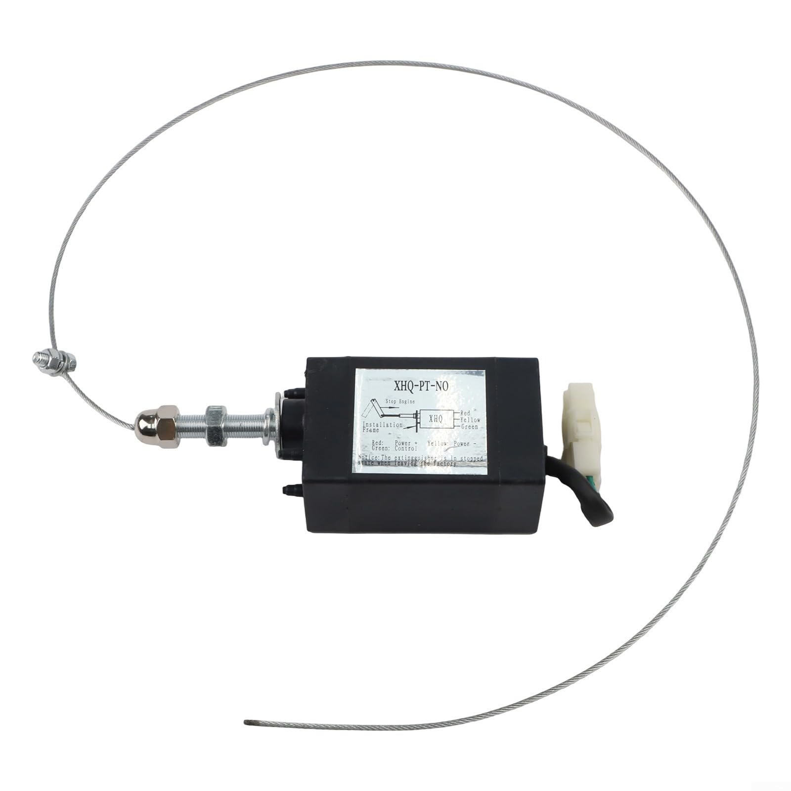 Électrovanne d'arrêt de moteur diesel 24V XHQ-PT compacte de -40 à 150°C