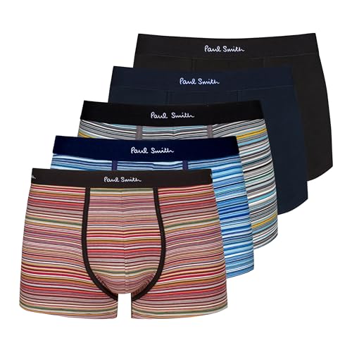 Paul Smith Ps Men's 5-Pack Signature Stripe Boxer Briefs