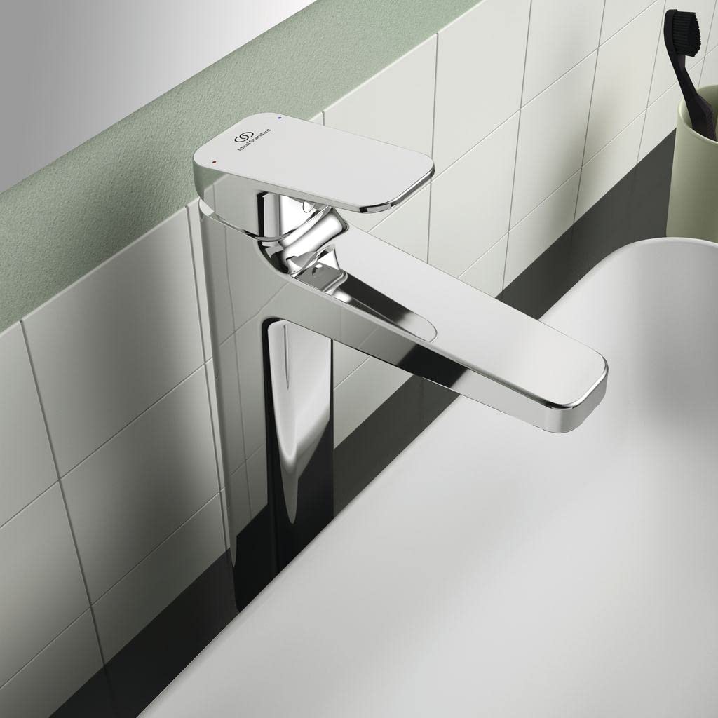 Ideal Standard Bateria umywalkowa, chromowana, stojąca - bez drutu i łatwa naprawa