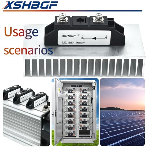 MD55A1600V Anti-Reverse Diode Module for Solar Power Systems 1600V Peak Voltage 50Amp Load Capacity (MD55) - Thumbnail 2