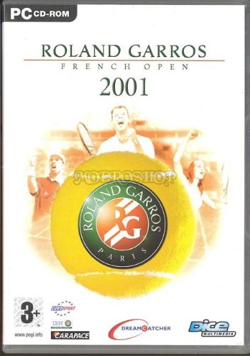 Jeu PC Roland Garros 2001 - Version Big Box, Bon état, Boîte Et Instructions Incluses