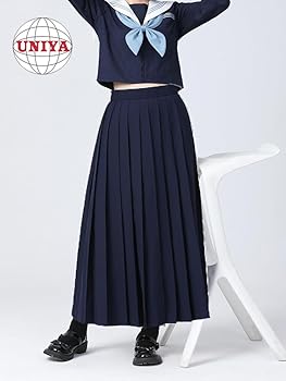 ロングプリーツスカート Amazon.co.jp: [ウニヤ] 丈90cm プリーツスカート ロング