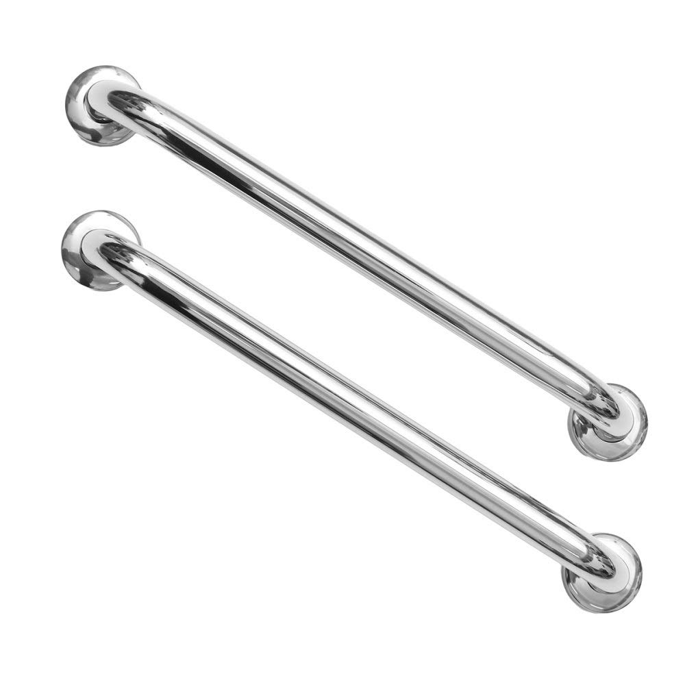 Fkxsxaz Bathroom Grab Bars 2 Pcs Safe Toilet Bathtub Handrails Safety Grab Bars Stainless Steel Handles Armrests Rails Handle