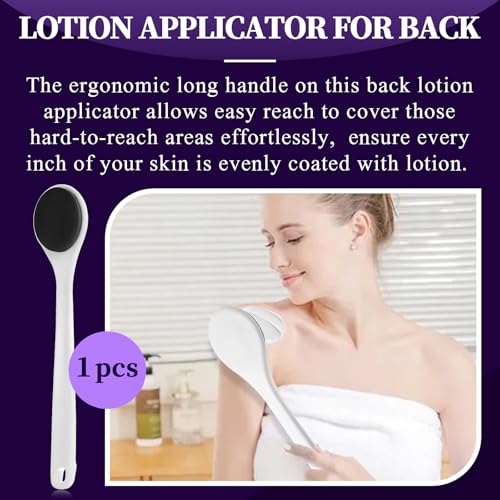 Lotion Applicator for Back - Long Handled Sponge for Easy Lotion Back Applicator, Back Lotion Applicator for Lotion and Cream, Ideal Back Cream Applicator Tool
