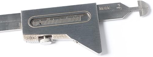 Miniatura 4 de Co-link Medidor de soldadura HI-LO de acero inoxidable en pulgadas y métrico para la medición de tubería después de ajuste/alineación espacio de