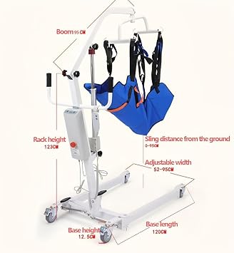 Medical Electric Patient Lifting Powered Transfer Chair, Household Multifunctional Mobile Crane, Intelligent Control, Load-Bearing 150kg
