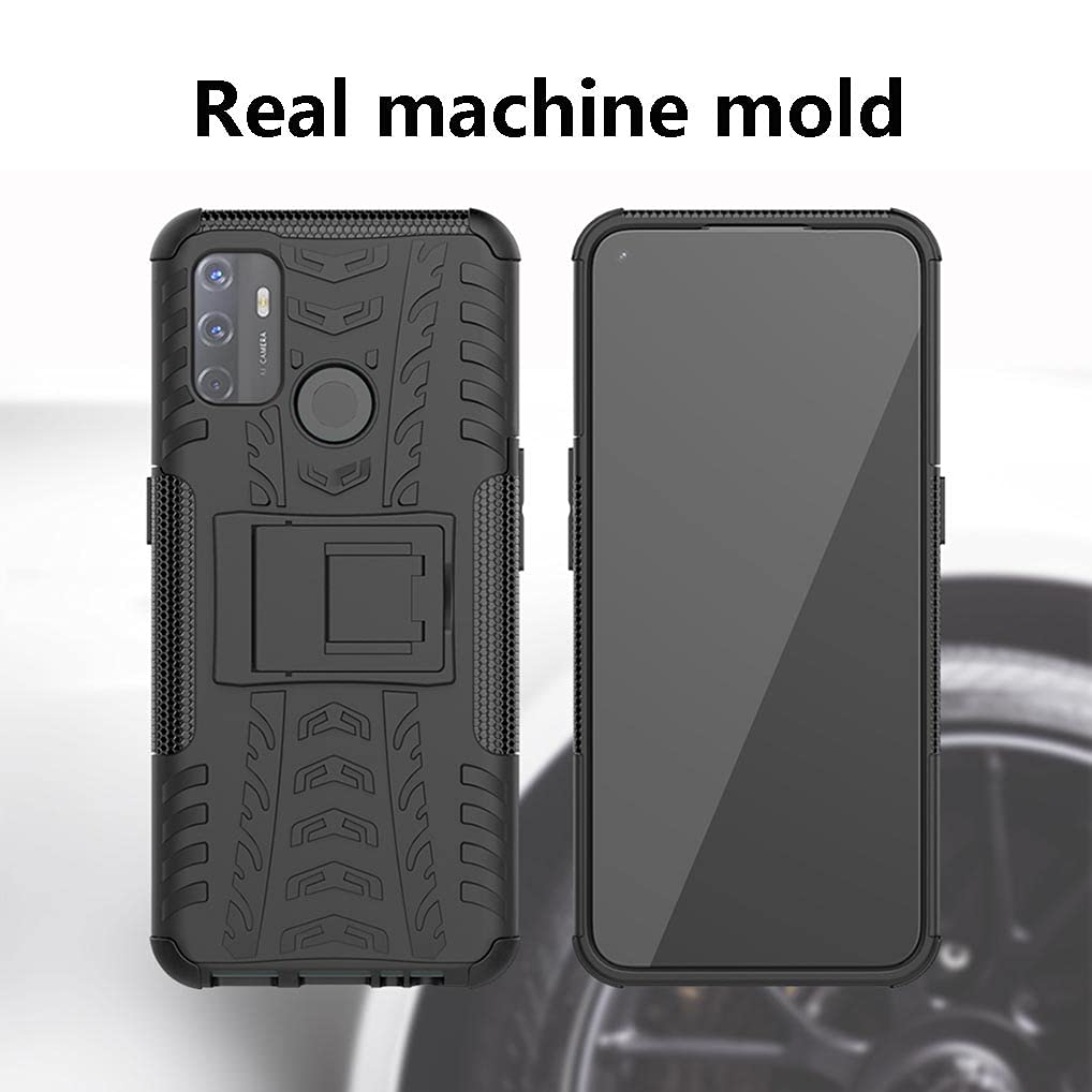 Custodia Liner Per Oppo A53s / Oppo A53 - Cover Rigida Antiurto Rossa A 2 Pezzi, Protezione 360° - 2