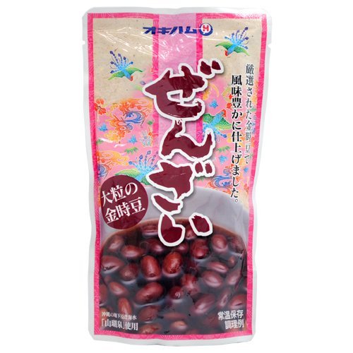 オキハム ぜんざい 大粒の金時豆