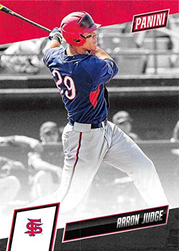 2019 Panini National Convention Silver Pack Set College MultiSport #AJ Aaron Judge Fresno State Bulldogs Official Sports Trading Card From Panini America