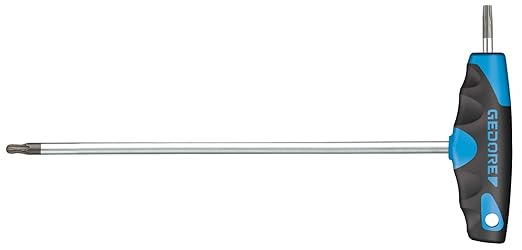 GEDORE DT 2143 KTX T20 Cranked socket key with 2C-T-handle TORX T20