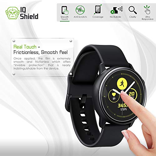 Iqshield Screen Protector Compatible With Samsung Galaxy Watch Active (Galaxy Watch Active2 40Mm) (6-Pack) Anti-Bubble Clear Film #TOP3