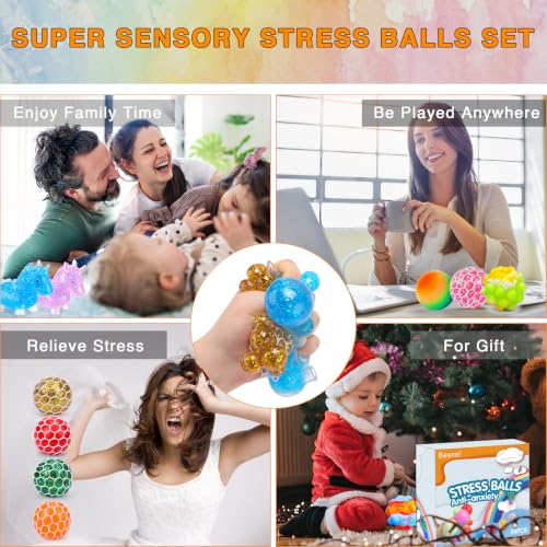 Image of 20Pack Stress Balls, Squishy Balls, Squeeze Balls for Adults