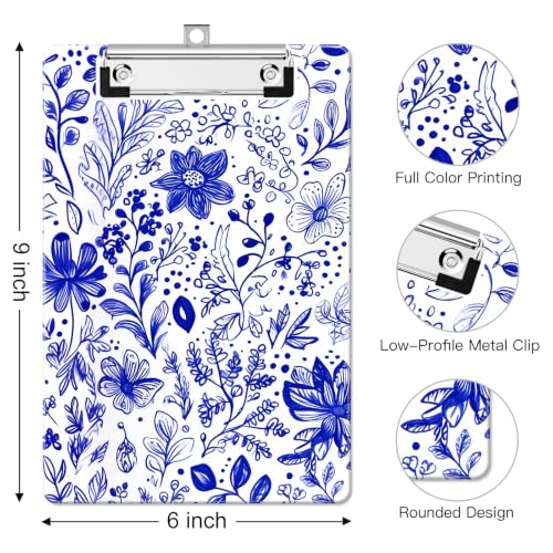 Image of Small Plastic Clipboard 6 x 9 in, Standard A5 Size Fashion Clip Board
