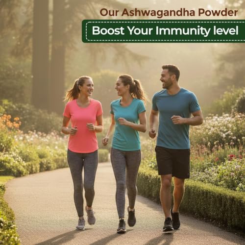 Image of Organic Ashwagandha Powder (300 Grams) 100% Pure & Natural Ashwagandha Root Powder For Stress Management, Muscle Recovery, Strength | Withania Somnifera Churna Supplements | Immunity Booster Ayurvedic Powder