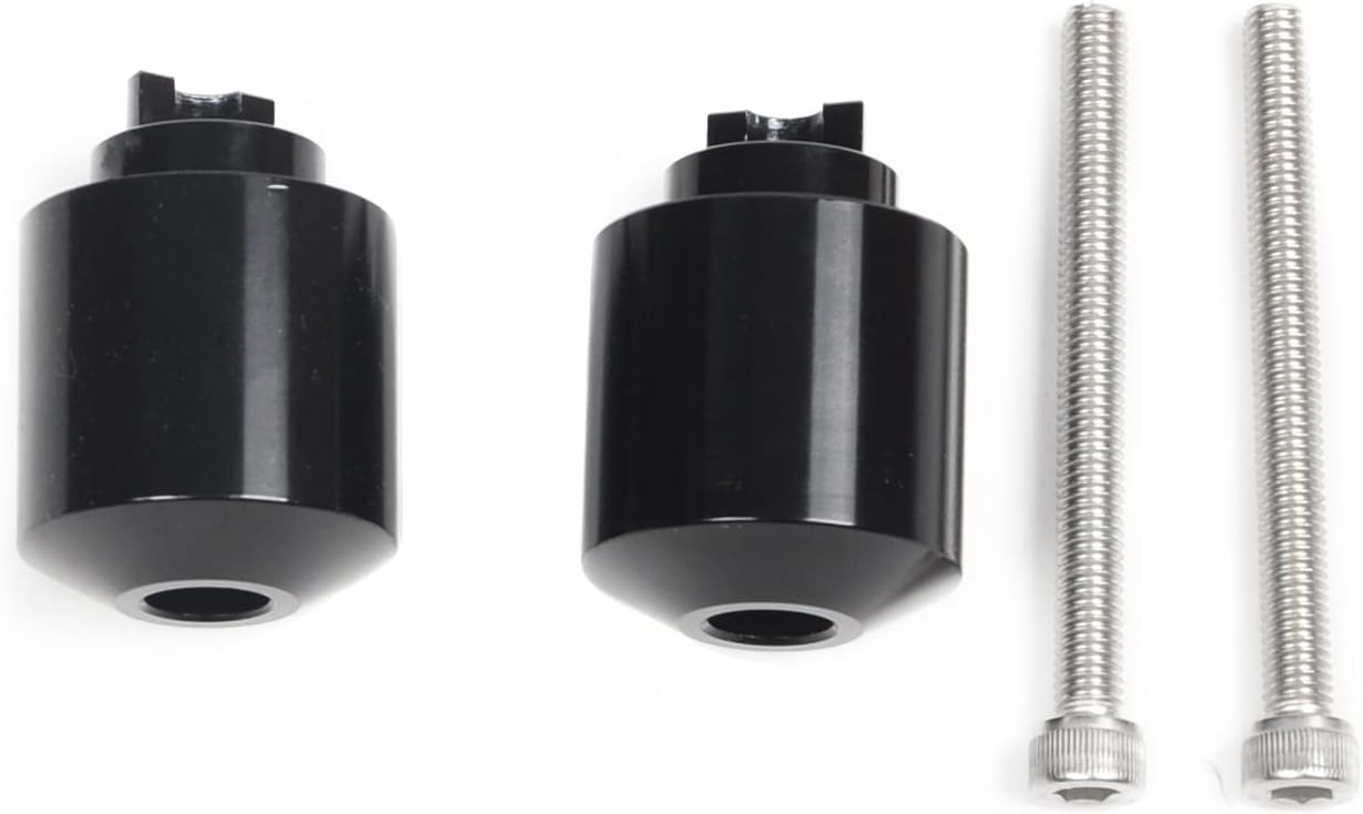 Handle Bar Ends Weight Grip Cap Black Compatible With Honda CBR 954RR 929RR