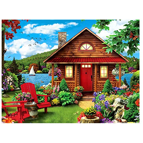 Peinture au diamant 5D kit complet mosaïque point de croix et strass cristal 30x40cm