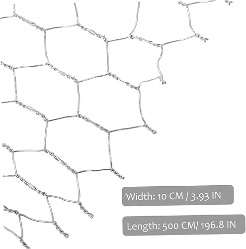 Miniatura 4 de MERRYHAPY Malla de alambre artística para proyectos de manualidades y cercas de aves de corral, malla de alambre de pollo galvanizada ligera para