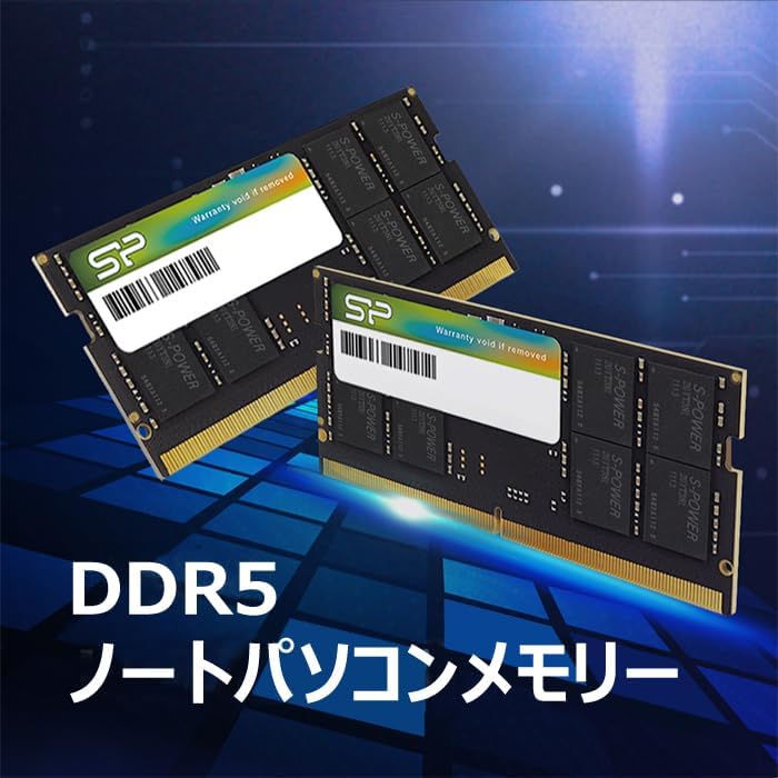 Silicon Power DDR5 32GB Kit (2 x 16GB) 5600MHz (PC5-44800) CL46 1.1V SODIMM Non-ECC Laptop RAM Computer Memory SP032GBSVU560F22