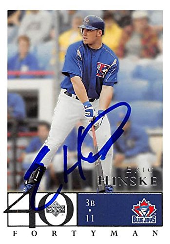 Sports Memorabilia Autograph Warehouse 301870 Eric Hinske Autographed Baseball Card - Toronto Blue Jays, FT 2003 Upper Deck Fortyman No. 58