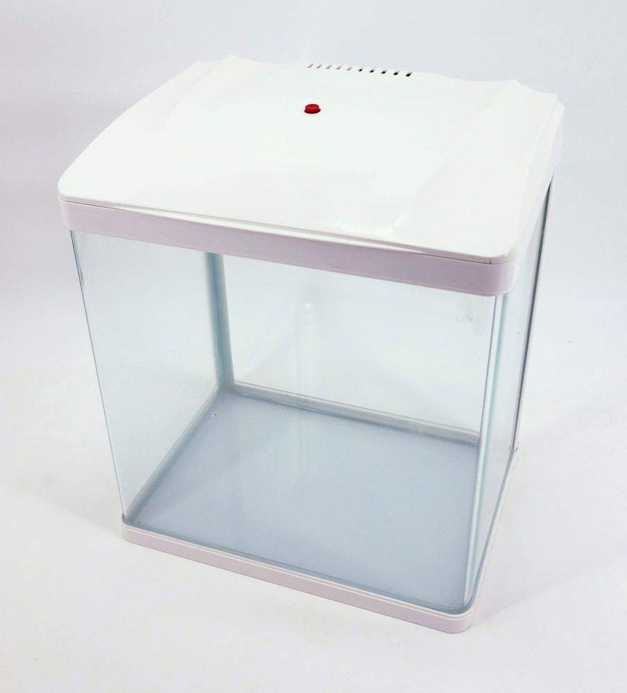AquaOne HR-300 weiß inklusive Dekoration Nano Aquarium Komplettaquarium Filteranlage Nanoaquarium Set Filter Beleuchtung