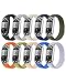 SUGARJAR Nylon Bands Compatible with Xiaomi Smart Band 10/9/8,Lightweight Sport Replacement for Mi Band 10/9/8 for Women Men