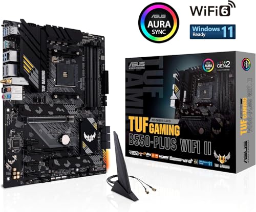 Image of MICRO CENTER AMD Ryzen 9 5900XT Desktop Processor with ASUS TUF Gaming B550-PLUS WiFi II AM4 ATX Gaming Motherboard (DDR4, PCIe 4.0, WiFi 6, 2.5Gb LAN, USB 3.2 Gen 2)