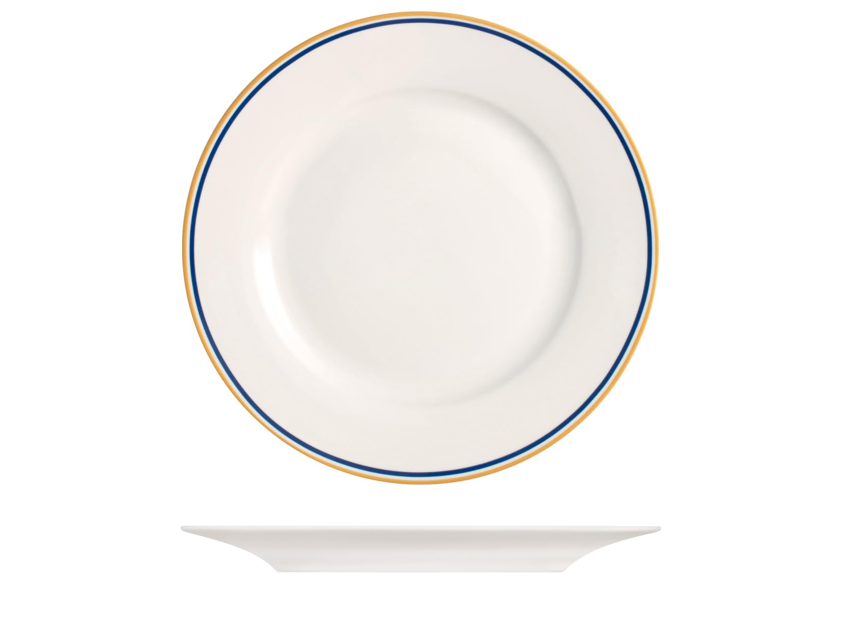 Assiettes New Bone China service de table 18 pièces blanc Balmoral