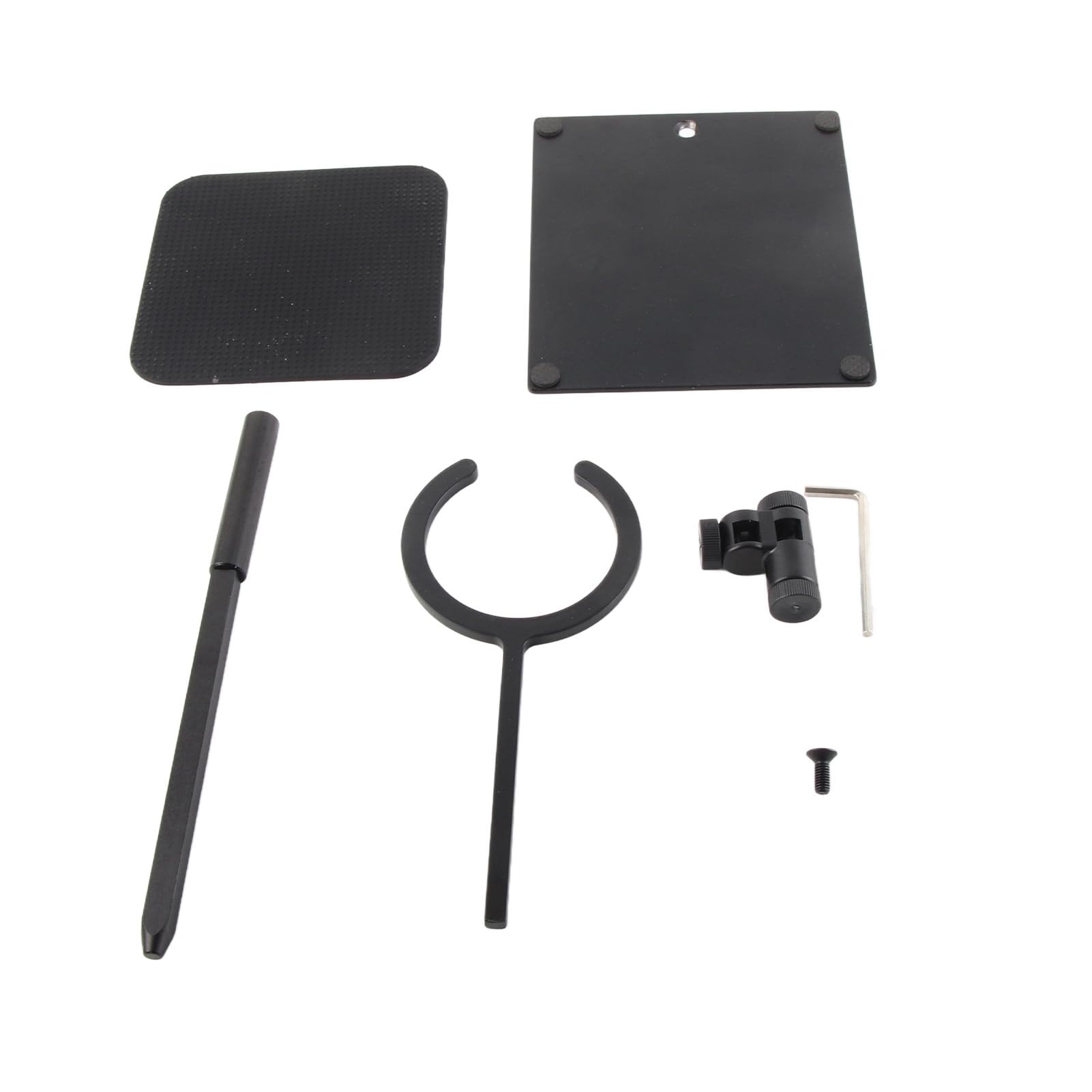 Aramox Soporte para Verter café Soporte para Gotero de café de Aleación de Aluminio Estación de Antideslizante Ajustable Juego de 7 Piezas para Preparación Manual en el Hogar y la Oficina