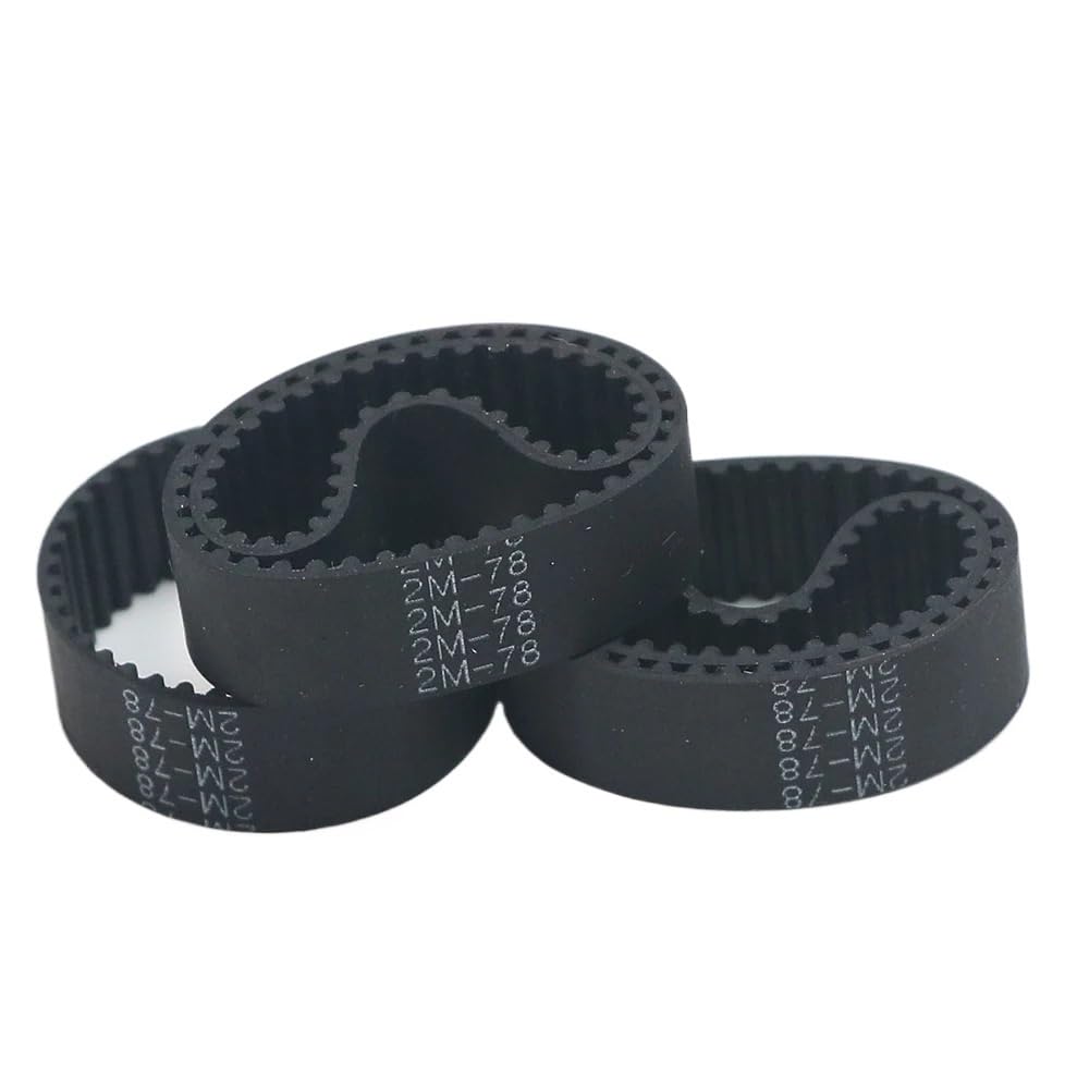 Courroie de distribution GT2 en caoutchouc renforcé à boucle fermée 80mm 40 dents