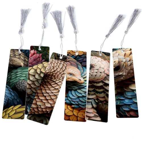 Marque-pages pangolin lot de 6 un superbe ensemble de cadeaux pour amateurs de livres