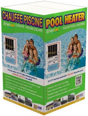 Calentador solar para piscina 1x8 pies con hardware