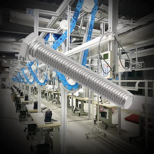 Image of M5 x 40mm Hex Head Bolts Screws Grade 5.8 Stainless Steel, Fasteners Fully Machine Threaded SUS304 10 Pcs