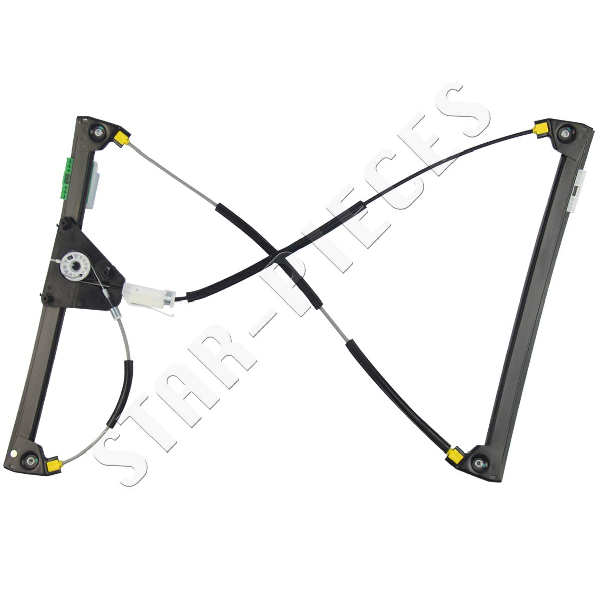 STARKIT PERFORMANCE Elevalunas compatible para Audi A3 (8P) (2003-2012) DELANTERO DERECHO (pasajero) (3 puertas) 8P3837462, 8P3837462A, 8P3837462B