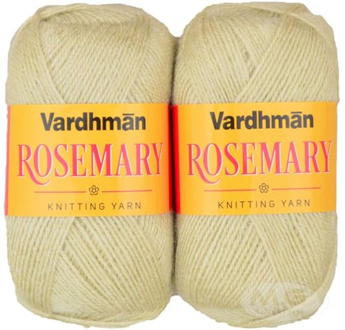 Image of M.G ENTERPRISE Rosemary Light Skin 200 GMS Wool Ball Hand Knitting Wool /Art Craft Soft Fingering Crochet Hook Yarn, Needle Knitting Yarn Thread Dyed-RP Art-FID