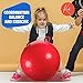 Kicko Bouncy Knobby Ball with Handles 36 Inches - 2 Pack - for Teens and Adults - Assorted Colors, Colors May Vary, Sold Deflated
