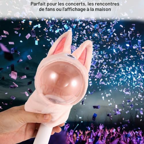 TOYMIS Housse pour Bâton Lumineux SK, Personnage de Dessin Animé Support pour Bâton Lumineux Tissu en Peluche Doux Compatible avec SK Ver1.0/2.0 (Renard) – vue 5