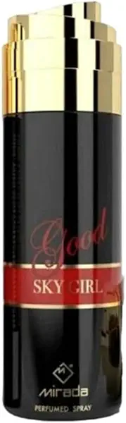سعر ومواصفات عطر بخاخ جود سكاي للنساء من ميرادا، 200 مل، أسود (B0F4PSRC3M) على Amazon EG