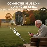 GardePro E8 2.0 Pro 4K Wildlife Camera WiFi Bluetooth, 7800mAh Battery - 3