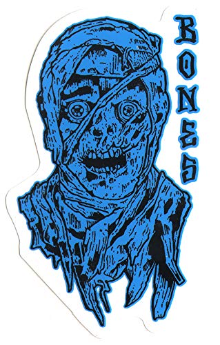 Bones Wheels Autocollant pour Skateboard - 10,5 cm de Haut Environ. Time Beasts Sk8 Skate Board Surf Snowboard Cover