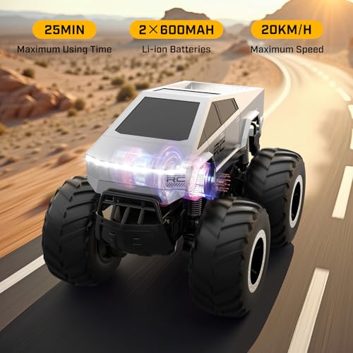 image for WayEee Truck Toy RC Car - Remote Control Monster Truck for Kids 6+, Am