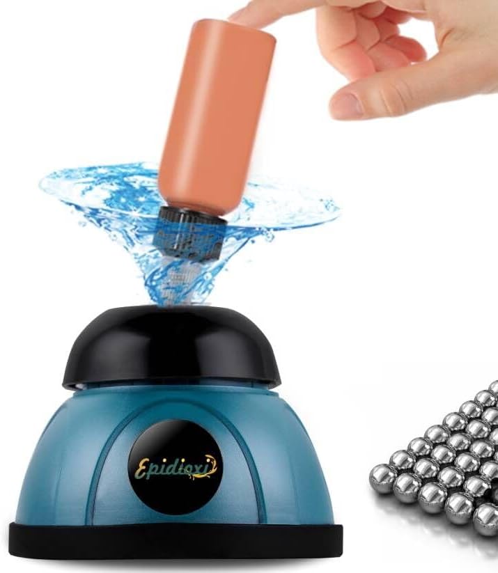 Mini Vortex Mixer, 7000rpm Lab Vortex Shakers for Paint, Pigment, Gel Polish and Eyelash Adhesive Nail Polish Shaker, Lab Paint Mixer, Rechargable Battery (Green)